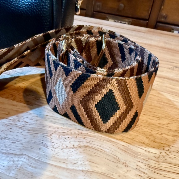 Pom Pom London Black Bag with 2 straps - Picture 4 of 7